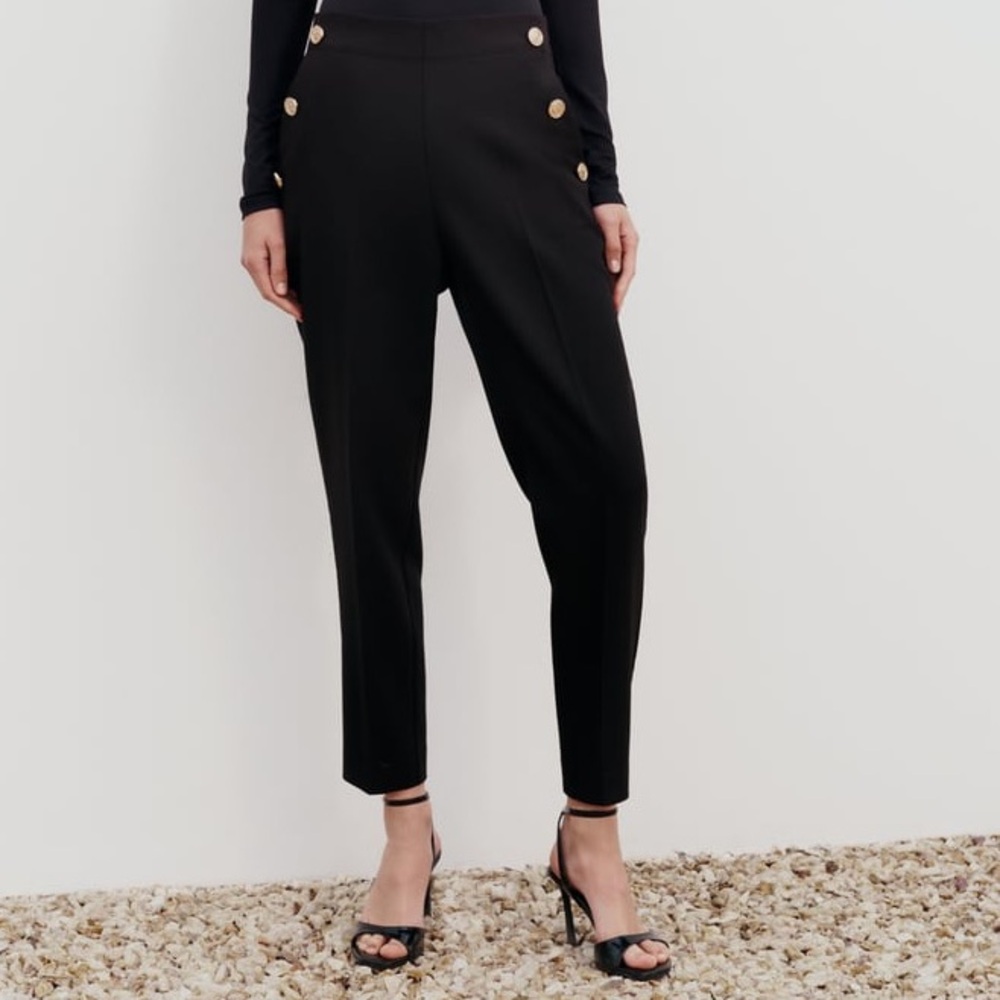 Zara Black High Waist Pants NWT SZ XSMALL